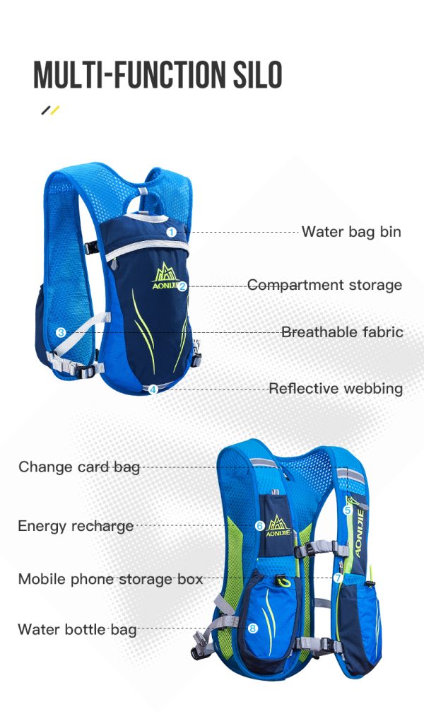 MOCHILA CAMELBACK AONIJIE RUNNING E885 - Imagen 2