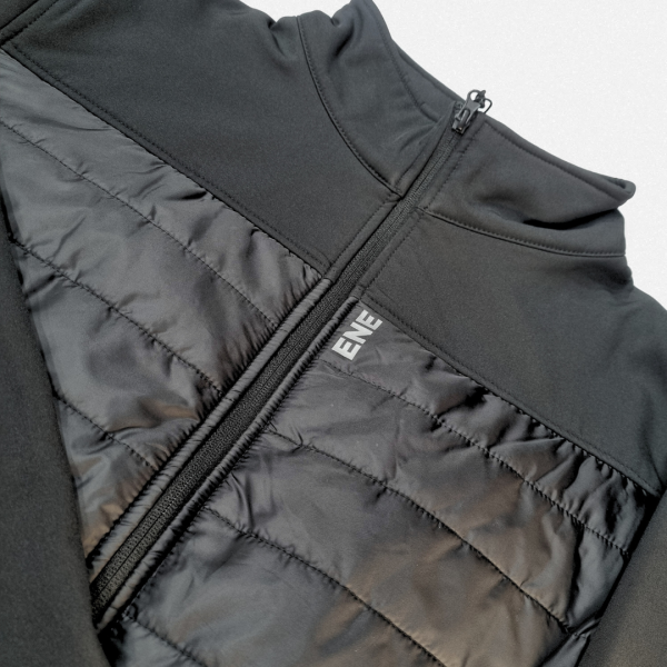 CHUMPA CON ZIPPER ENE NEGRA-6466 TALLA L CHUM-NEGRA-ENE-L