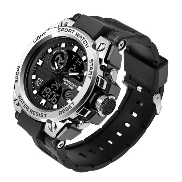 Reloj análogo/digital SANDA 739 NEGRO GRS - Imagen 2