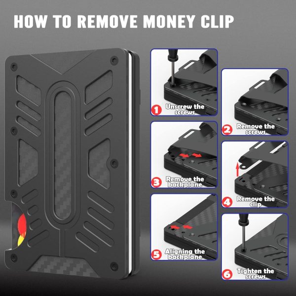 Slim wallet metálica con ID 15 tarjetas Elilier XNH - Imagen 2