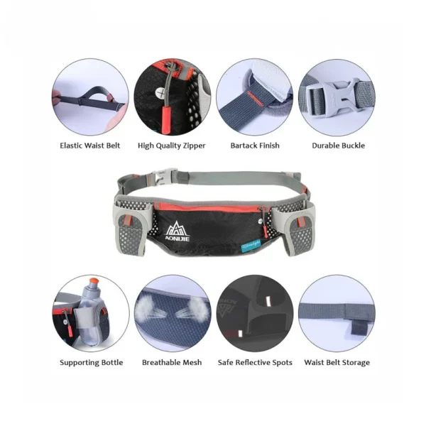 BOLSA DEPORTIVA DE CINTURA AONIJIE RUNNING E882 - Imagen 2