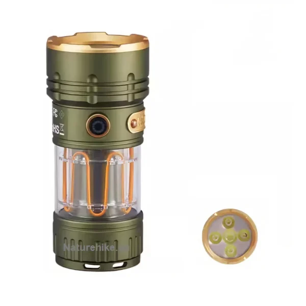 LAMPARA DE MANO 3000LM NATUREHIKE CNK2300011-L-VERDE