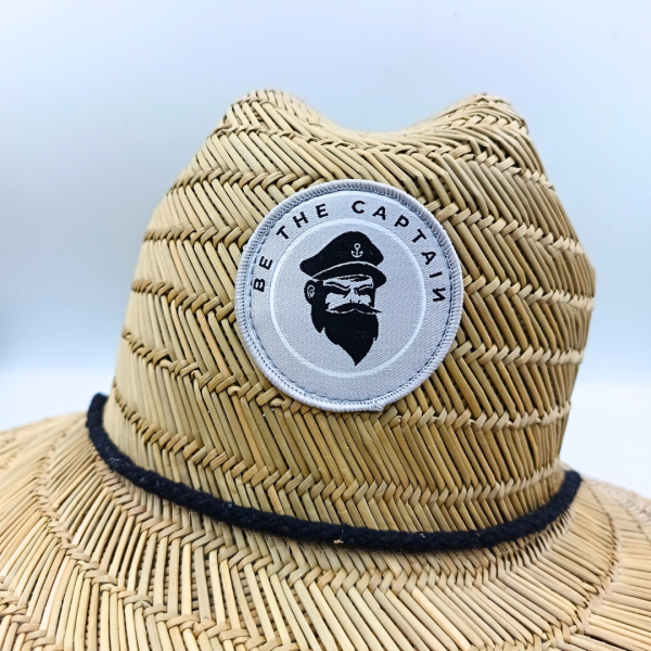 SOMBRERO TIPO PAJA CAPTAIN LOGO BLANCO - Imagen 2