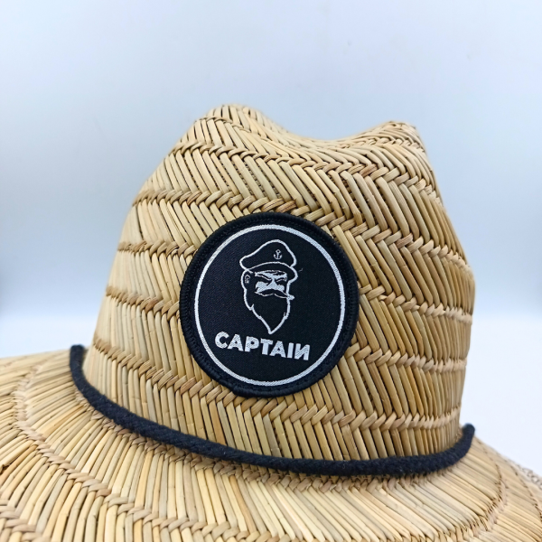 SOMBRERO TIPO PAJA CAPTAIN LOGO NEGRO - Imagen 2
