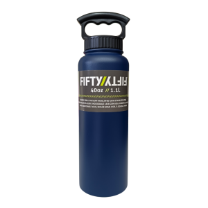 TERMO FIFTY ACERO INOXIDABLE AZUL 40  OZ