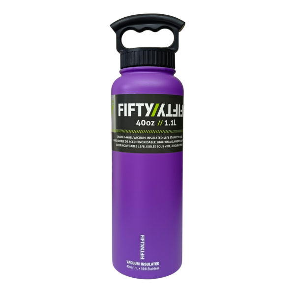 TERMO FIFTY ACERO INOXIDABLE MORADO 40  OZ