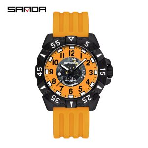 RELOJ ANALOGO SANDA 3209 NARANJA
