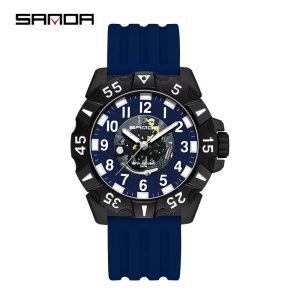 RELOJ ANALOGO SANDA 3209 AZUL