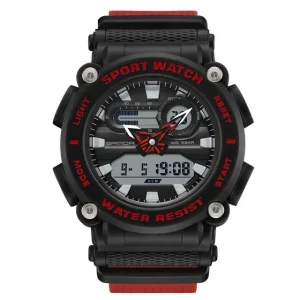 RELOJ ANALOGO DIGITAL SANDA 3139 ROJO