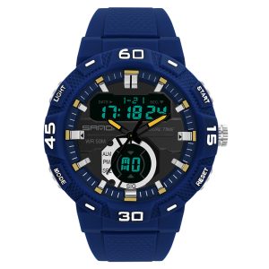 RELOJ ANALOGO DIGITAL SANDA 3087 AZUL