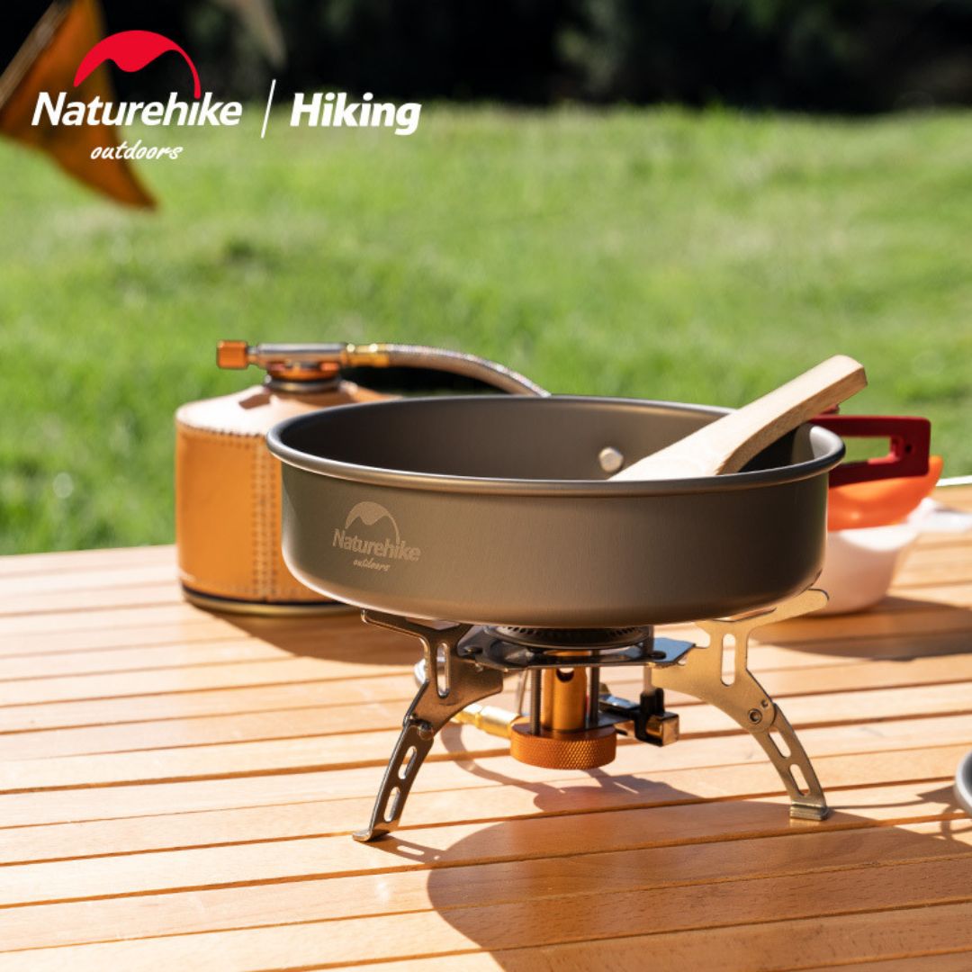 ESTUFA PORTÁTIL DE GAS PLEGABLE ACERO INOXIDABLE CON CHISPERO NATUREHIKE - Imagen 4