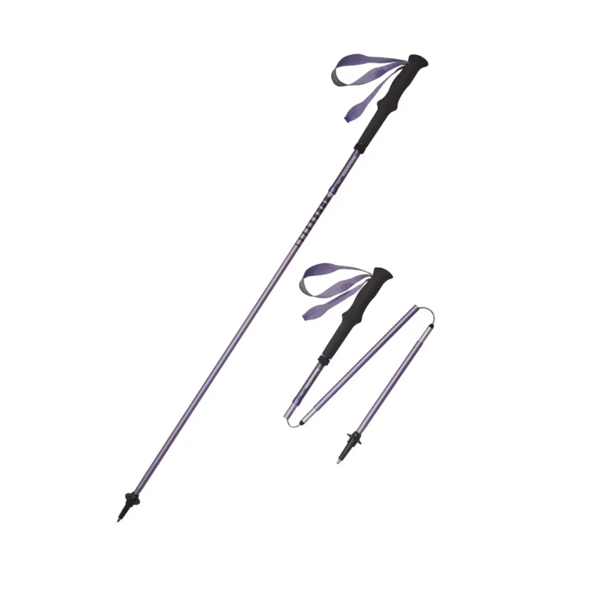 BASTON DE SENDERISMO DE ALUMINIO 120CM MISTY-PURPLE NATUREHIKE