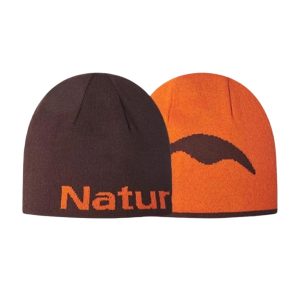 GORRO DE LANA REVERSIBLE BROWN/ORANGE NATUREHIKE