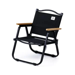 SILLA PLEGABLE PORTATIL TAMAÑO M NEGRA NATUREHIKE